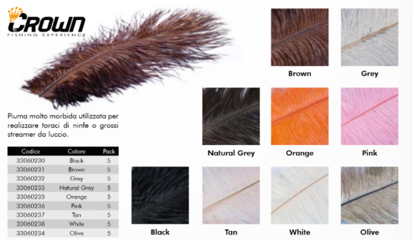 Crown Selected Ostrich Feathers